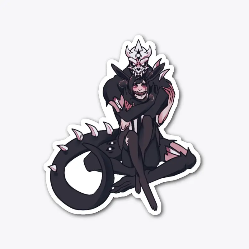 Cryptid love - Sticker